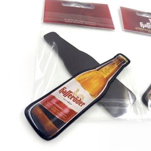 Imanes de nevera promocionales personalizados modernos de varias piezas con forma troquelada, imanes de papel laminado brillante - Product Image 2