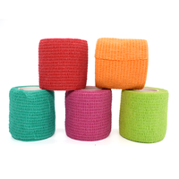 Ruban adhésif élastique en maille pour le sport, respirant et imperméable, disponible en plusieurs couleurs, en stock usine