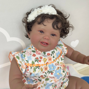 Nuevo Muñeco de Silicona Suave Maddie de 60 cm, Muñeco Reborn para Niños Pequeños, Muñeco Reborn de Silicona Realista <span class=keywords><strong>Kodi</strong></span> para Niñas - Product Image 4