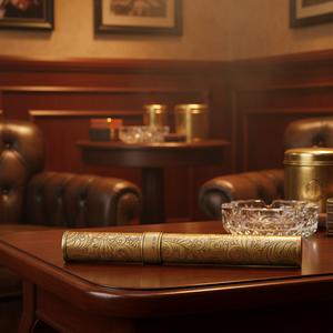 जिफेंग JF-020 कस्टम लोगो ट्रैवल पीतल के डिजाइन सिगार ट्यूब धारक को 57 रिंग गेज के तहत मिला - Product Image 2