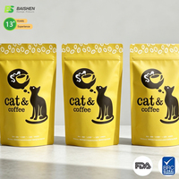 Sachet Doypack Personnalisé 100% Recyclable en Mono-PE pour Aliments pour Animaux (Friandises pour Chiens et Chats, Nouilles/Salades) avec Fermeture Éclair de Qualité Alimentaire