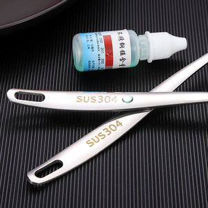 Ensemble louche et passoire en acier inoxydable 304 de style américain, grande louche de cuisine à long manche pour servir la soupe, le porridge - Product Image 4