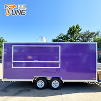 Camión de Comida Móvil Comercial, Carrito de Comida Rápida, Remolque de Comida para Venta en EE. UU., Europa y Australia