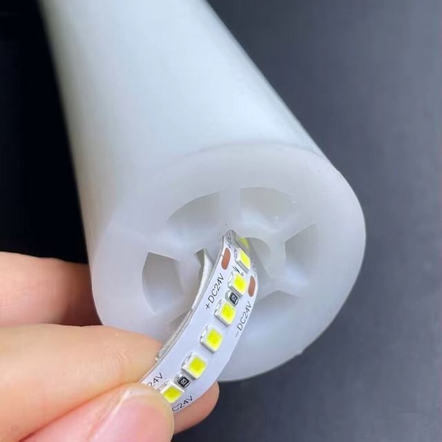 DC 24V 12V 360 Degrees White Color Neon Flex Waterproof SMD 5050 LED Strip Lamp Silicone PVC Body IP65 Emitting for Garden