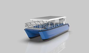 Barco de pasajeros de catamarán, con cabina abierta de aluminio, <span class=keywords><strong>40</strong></span> pies, 12,5 m, 45 pasajeros, a la venta - Product Image 6