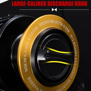 <span class=keywords><strong>Moulinets</strong></span> de Pêche Lurekiller BLACK MARLIN à Tambour Fixe, Canne à Lancer Longue, Moulinet de Pêche Entièrement Métal pour Jigging - Product Image 5