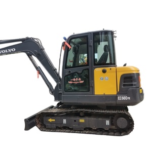 Excavadora de cadenas Volvo EC60D usada en buen estado en Shanghái, original de Corea - Product Image 1