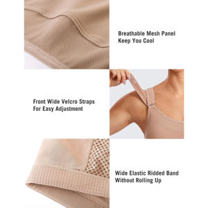 Soutien-gorge de sport sans couture à soutien élevé pour femmes léger et personnalisable Impression de logo Vêtements de fitness en gros Conception sans manches - Product Image 5