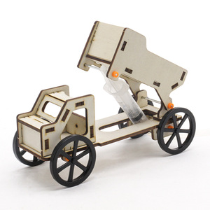 Hydraulic Dump Truck <b>Diy</b> <b>Kit</b> Wood Manual Control Science Engineering Toy For Kids Age 7-9Y - Product Image 3