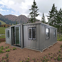 Casa modular de lujo para dormitorio, casa prefabricada con contenedor Akay, contenedor expandible prefabricado, envío a casa, contiene para exteriores