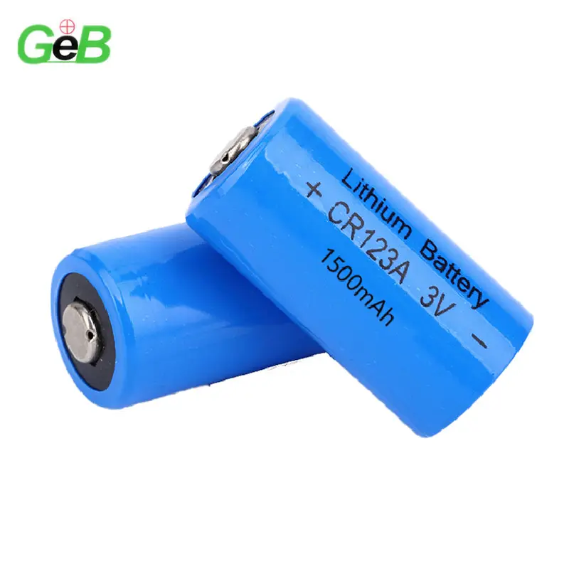 GEB Factory CR123 Lithium Li- MnO2 Batteries CR123A 3.0v 1700mAh CR17335 for Electric keys CR2 CR1/3N Non-rechargeable Battery