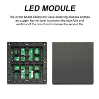 Toptan Açık Hava P3 P4 Tam Renkli LED Ekran Modülü 250x250mm Dikişsiz Ekran Paneli Alışveriş Merkezi Okul Otel Tabelaları için