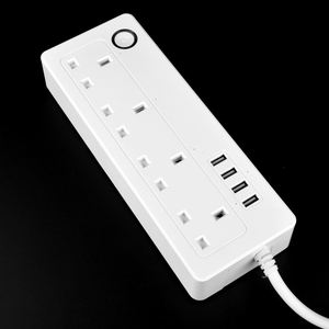 Multiprise intelligente Wi-Fi avec contrôle à distance via l'application Tuya Smart Life, prise USB, prise UK, {Manufacturer} - Product Image 6