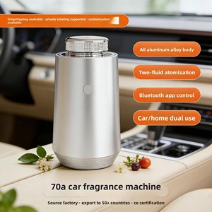 Difusor de Fragancia Inteligente de Alta Gama para Auto, 15 ml, Aleación de Aluminio, Atomización de Dos Fluidos, Uso en Casa y Auto - Product Image 1