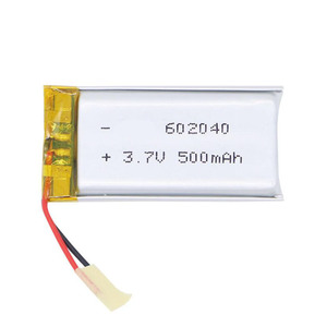 Пользовательский 602040 500 мАч 3,7 в литий-полимерный аккумулятор, литий-ионные аккумуляторные батареи, литий-полимерные аккумуляторы - Product Image 2