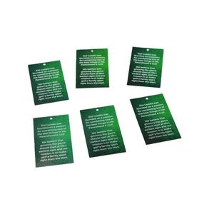 Etiquetas de Prendas Personalizadas de Fábrica OEM de 90X50mm y 300gsm, Etiquetas de Marca Personalizadas para Tiendas de <span class=keywords><strong>Ropa</strong></span>, Suéteres, Pantalones Cortos, Etiquetas Verificadas por <span class=keywords><strong>Vinted</strong></span> - Product Image 1