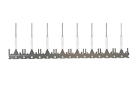 Aiguille d'introduction pour lecteur de glycémie continu Ieeton Medical, à fente, en acier inoxydable SUS316L, composant de précision, tolérance de 0,02 mm, certifiée ISO 13485 pour capteur