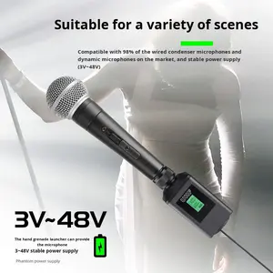 Transmisor Inalámbrico ISR TXR202, Sistema de Micrófono Inalámbrico de Largo Alcance, de Uno a Dos, Cuatro Ocho Canales, Cableado a Inalámbrico, para KTV/Actuaciones - Product Image 5