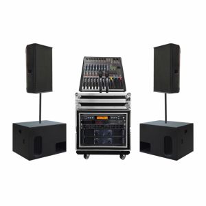 Duy nhất 15 inch âm thanh chuyên nghiệp đa năng Powered Loa PA Hệ thống loa âm thanh PS15 + ls1200 - Product Image 4