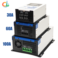 Nouveauté : Contrôleur de charge solaire MPPT 30A 60A 100A 12V/24V/48V avec entrée PV max 150V et écran LCD pour système solaire hors réseau
