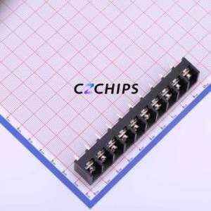 HB9500-9.5-10P Barrier Terminal Block Through hole Component (THT),P=9.5mm Connector Three Sides 9.5mm 1x10P Straight Pin - Product Image 1