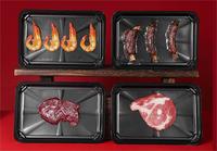 Barquette d'emballage sous vide pour steak, thon, matériau d'emballage sous vide, barquette d'emballage sous vide