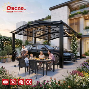 Abri de voiture double en métal en forme de Y à <span class=keywords><strong>prix</strong></span> d'usine, protection pour <span class=keywords><strong>voitures</strong></span> à domicile, garage extérieur, abri de stockage en <span class=keywords><strong>aluminium</strong></span> - Product Image 1