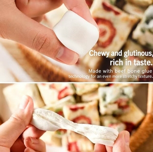 Complément de collagène gratuit Halal, <span class=keywords><strong>mini</strong></span> guimauves à la vanille, vente en gros, sucrées - Product Image 2