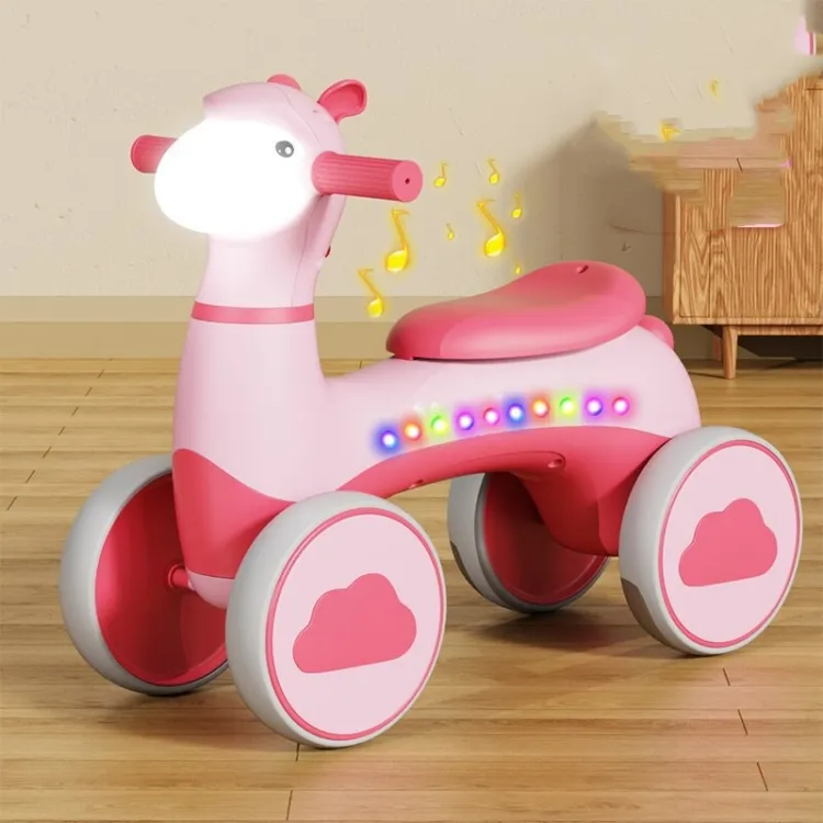 Lustiges Kind Laufen lernen Baby-Woller mit Sitz Spielzeug Auto Musical Babyreise mit Licht auf Auto
