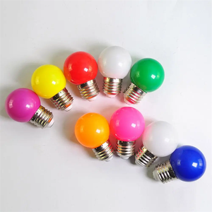Christmas Wedding Holiday Decoration Night Light Places Plastic Indoor Lighting Led 1W 2W 3W Multi Color Bulb <strong>G45</strong> B22 <strong>E27</strong> - Product Image 1