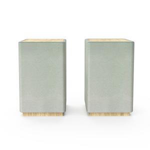 Nouveaux haut-parleurs de bibliothèque en tissu compact <span class=keywords><strong>50W</strong></span>, personnalisables pour home cinéma et usage stéréo, son robuste, 2026, pour <span class=keywords><strong>PC</strong></span> - Product Image 2