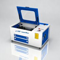Machine de gravure et de découpe au laser CO2 de bureau LM-4030-H, acrylique, bois, cuir, caoutchouc, précision compacte, fabricant OEM