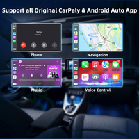 Adaptador Inalámbrico OEM ODM con USB y Tipo-C, Dongle USB para Android Auto y Carplay, 2 en 1, Plug & Play