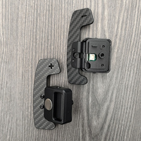 Accessoires de voiture pour BMW Série G G20 G21 G22 G23 G26 G80 G81 G82, palettes de changement de vitesse magnétiques en fibre de carbone améliorées