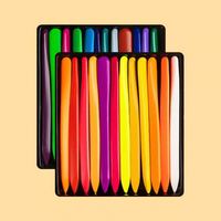 Ensemble de crayons bricolage manuel personnalisé pour enfants sécurité antiadhésive lavable assuré papeterie personnalisée en gros