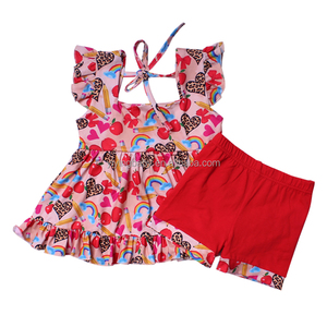 Set di Abbigliamento Estivo per Bambine Yiying, Due Pezzi Senza Maniche in Seta di Latte Ecologica, Casual - Product Image 2