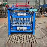 Petite machine manuelle de fabrication de blocs de ciment creux pour usage domestique et professionnel, facile à utiliser