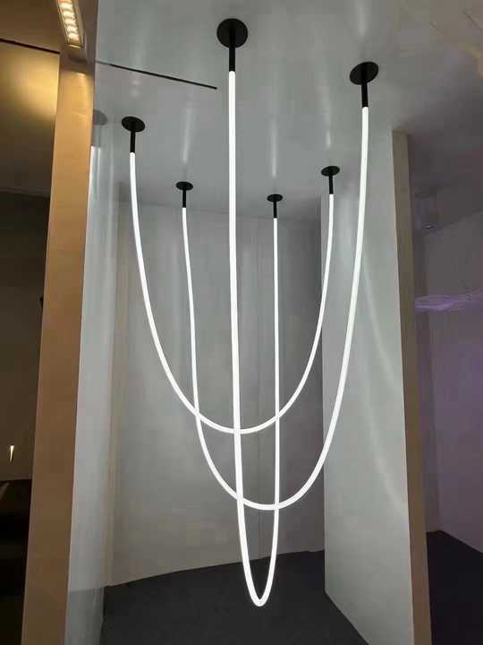 360 Degree GLOWING ROUND LED NEON TUBE ROPE LAMP - Flexible Silicone