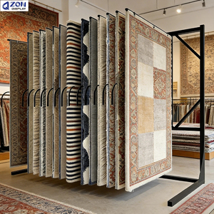 Expositor de Muestras de Alfombras Personalizado en Oferta, Soporte de Metal Resistente con Páginas Abatibles para Exhibición de Alfombras en Salas de Exhibición y Tiendas - Product Image 1