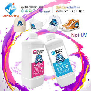 Miễn phí mẫu cao cấp 1000ml Cmyk truyền nhiệt dệt in trắng dtf mực máy in cho Epson i3200 i1600 xp600 1390 4720 tx800 - Product Image 1