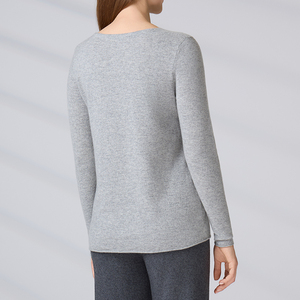 Fabricant de tricots, sur mesure, OEM, ODM, pull décontracté écologique, haut tricoté, pull en cachemire 100% pour femmes, hiver - Product Image 6