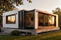 Maisonnette préfabriquée de luxe extensible 20ft 30ft, Villa pliable extensible pour jardin, cabane d'invités pour séjour de vacances