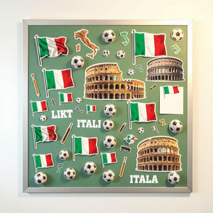 Paquete de pegatinas de Italia de 230 Uds., pegatinas de bandera de Italia para niños, aficionados al fútbol, fiesta italiana, álbum de recortes, decoraciones para el <span class=keywords><strong>aula</strong></span> - Product Image 5
