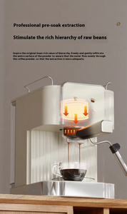 Cafetera Express Semiautomática Profesional para el Hogar, Todo en Uno, con Vaporizador para Cappuccino, Americano y Espresso - Product Image 5