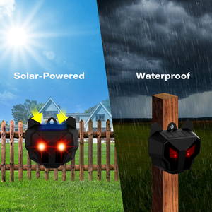X-Pest Solar Predator Control Dispositivos de disuasión de animales al aire libre Existencias DE LA UE/EE. UU. Ultrasónico Roedor Repelente de animales <span class=keywords><strong>nocturnos</strong></span> Fuego - Product Image 5