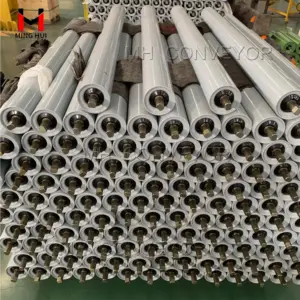 Factory Price Little Friction Galvanized Long Wheels Steel Roller For Conveyor Belts