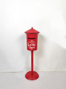 Letters to Santa Post Box Nordic Metal Mailbox Mail <strong>Postbox</strong> <strong>Christmas</strong> Outdoor Decoration - Product Image 3