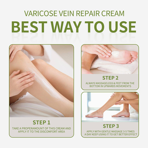 Crème pour les jambes Common Choice avec extrait de pissenlit, soin hydratant pour la peau à absorption rapide, crème réparatrice des varices EELHOE - Product Image 4
