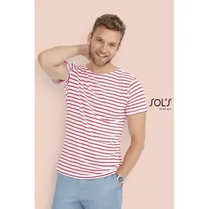 Miles <b>striped</b> T-<b>shirt</b> custom merchandising - Product Image 3