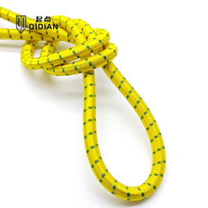 Cordons élastiques avec deux crochets en carbone, 8 mm, 150 cm, <span class=keywords><strong>corde</strong></span> en polyester et latex noire, pour le contrôle des charges, utilisation moto, écologique, durable, 33 kg - Product Image 6